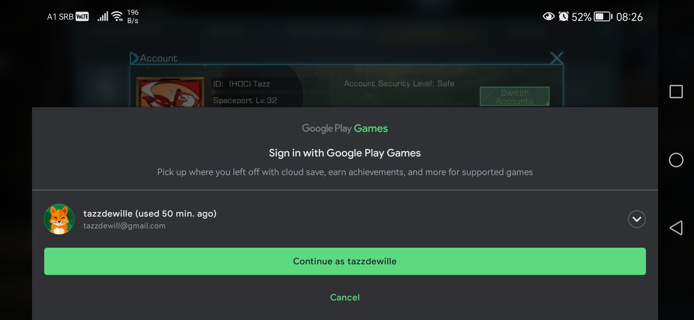 How to change Gamer ID on Google play games 