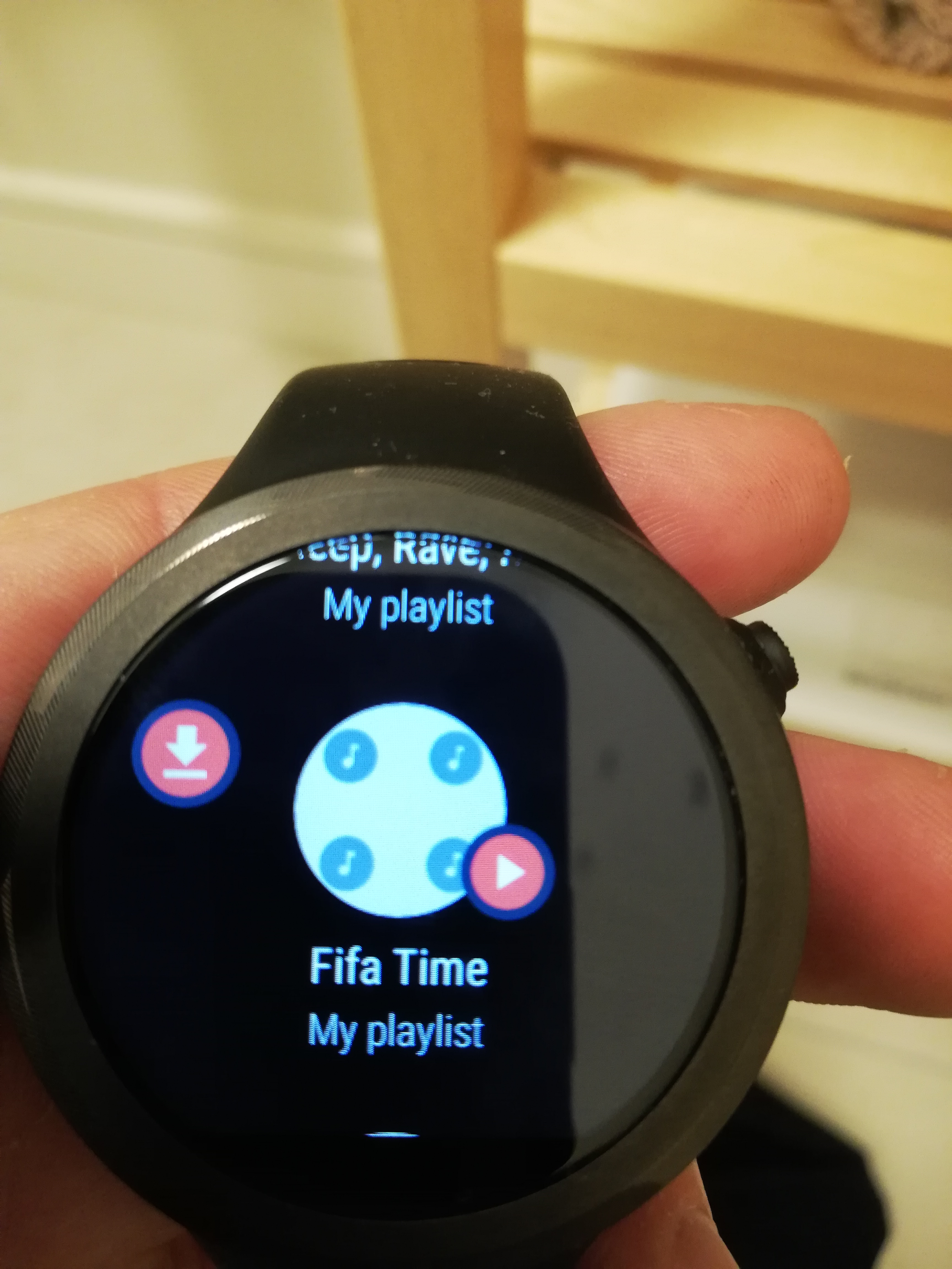 Wear OS/Google Play Music app not 