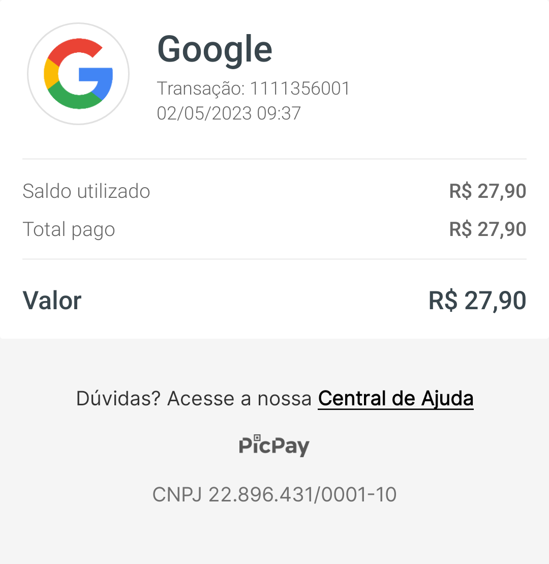 Reembolso! - Comunidade Google Play