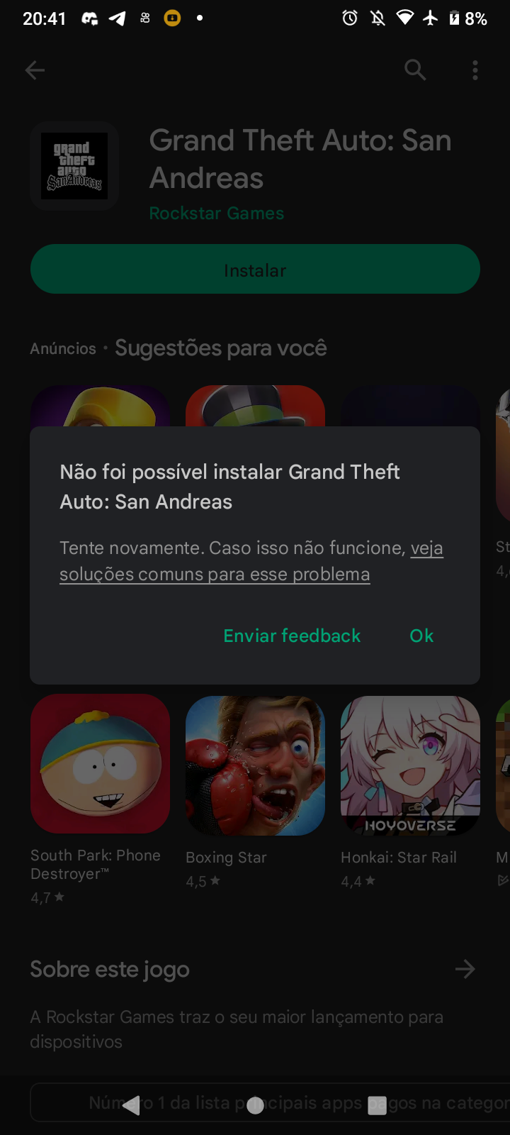 Não estou conseguindo entrar no jogo fala em manutenção - Comunidade Google  Play