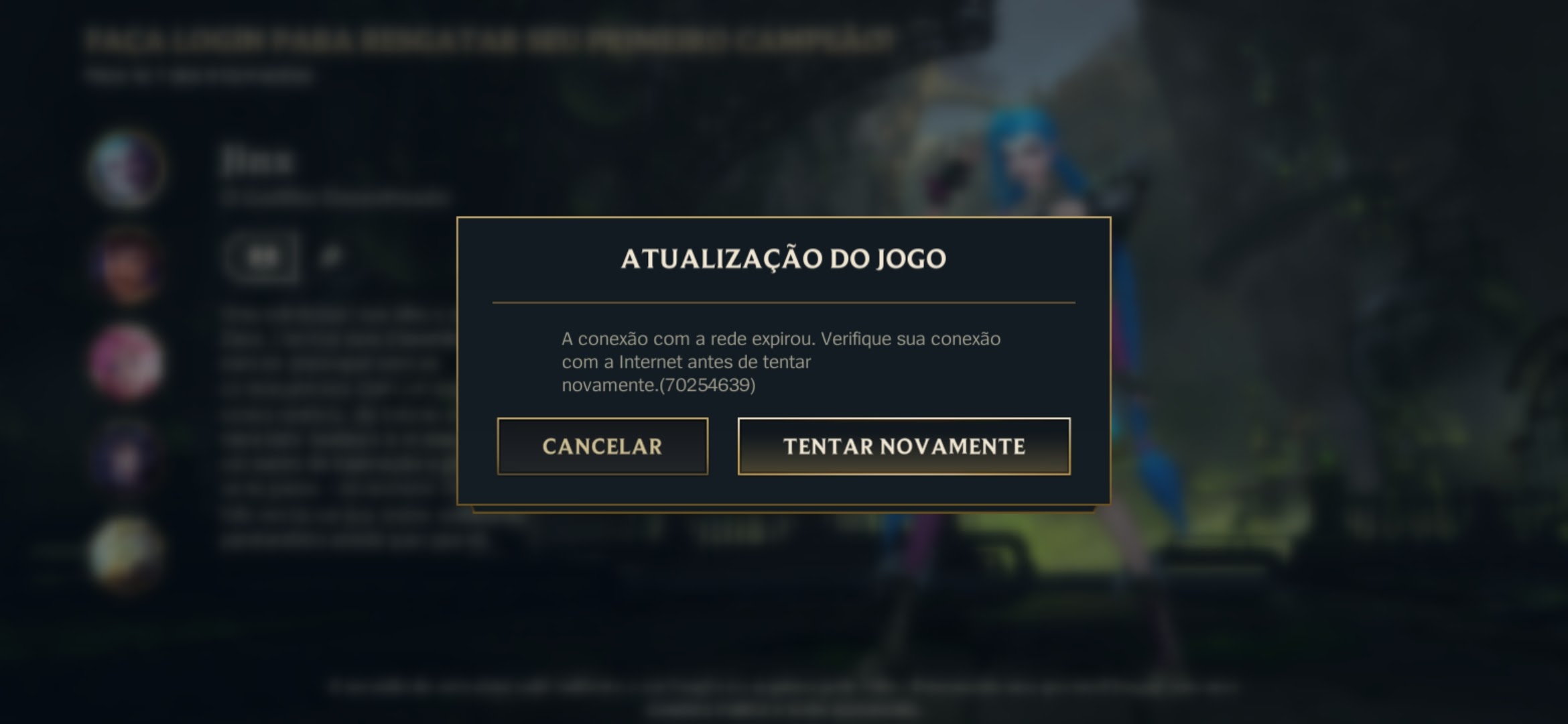 Por que eu consigo baixar os jogos, no wifi, abrir, na hora de