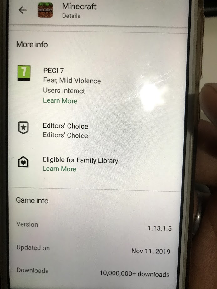 Allow child to add friends and play online minecraft android