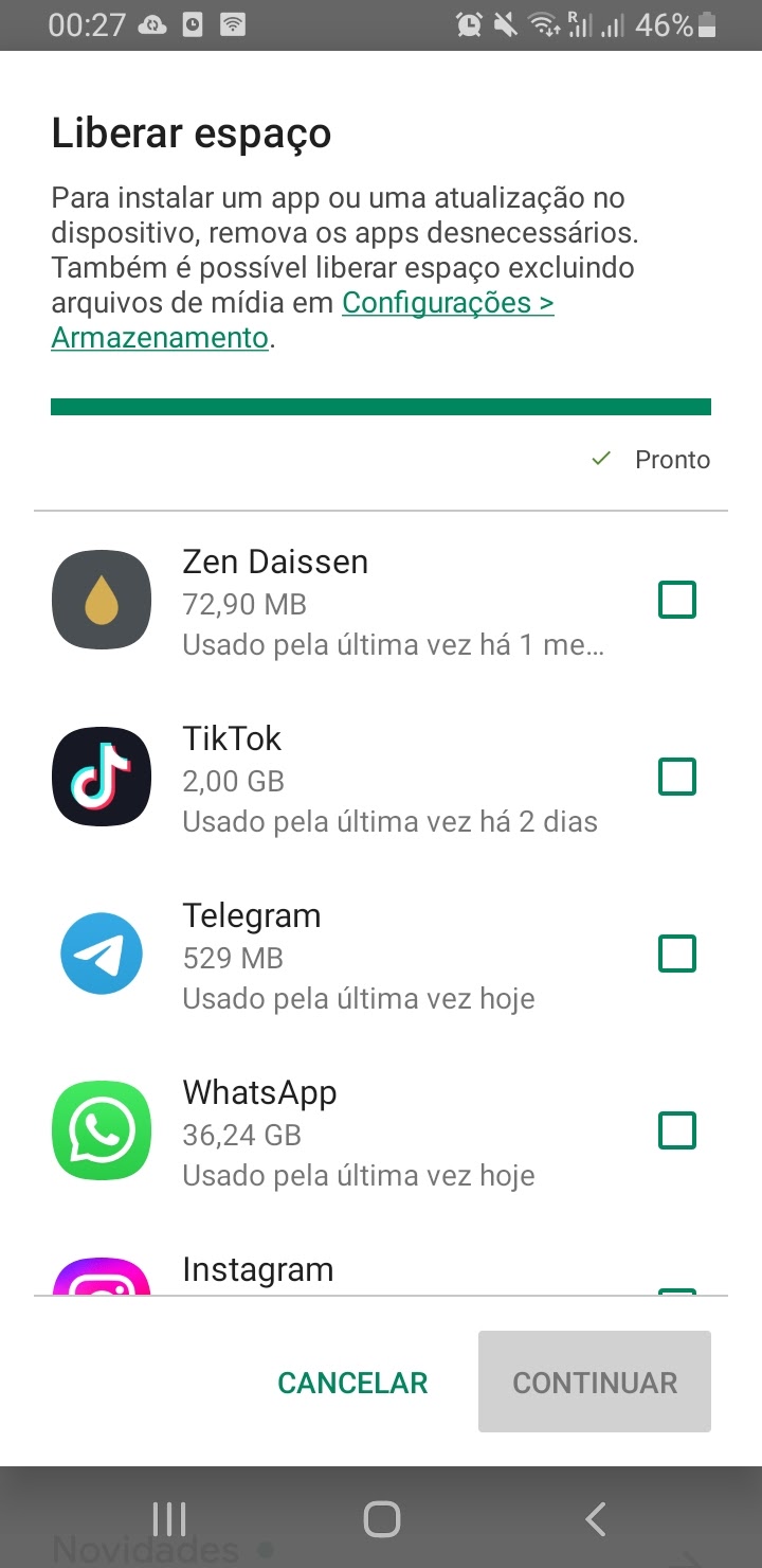 Não é possível instalar/atualizar apps na Play Store - Comunidade Google  Play