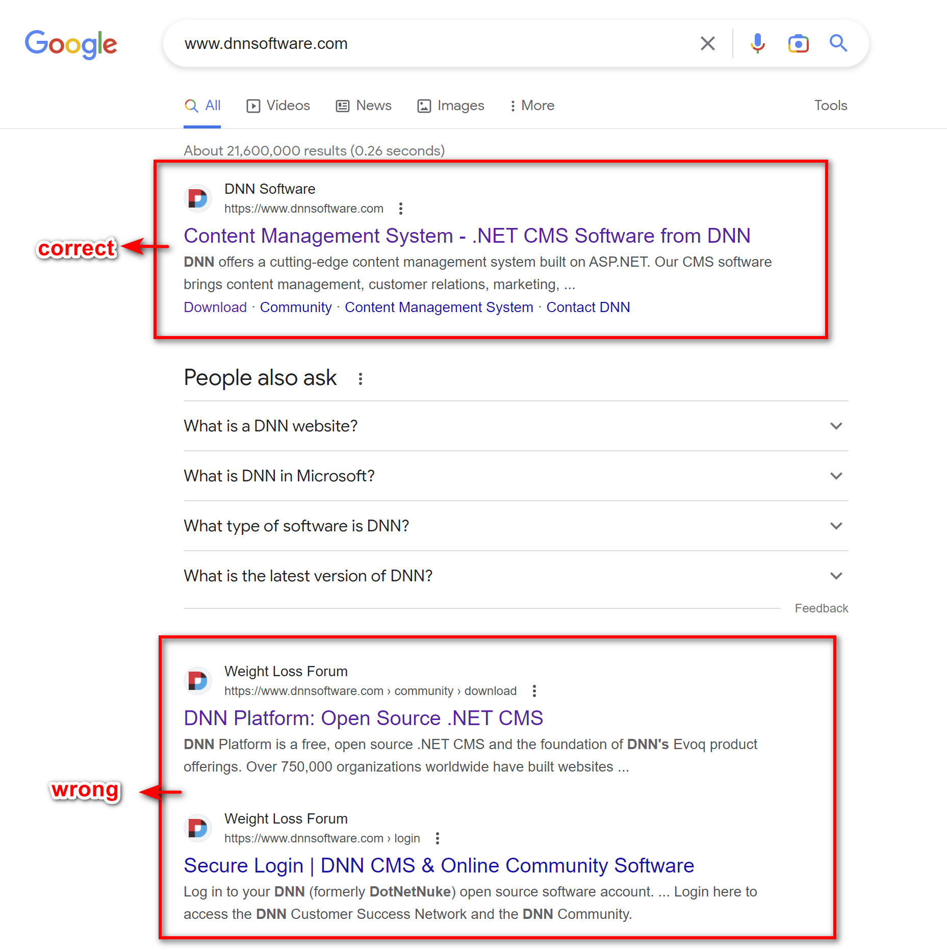 Wrong Site Name is shown in Google Search Result - Google Search Central  Community