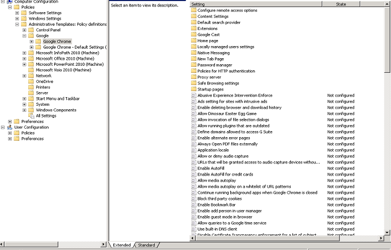 Google Policy Templates