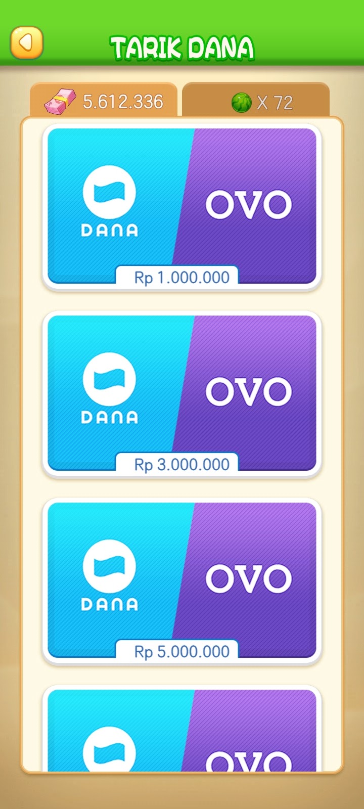 Tidak bisa menarik Dana dari aplikasi crazy fruit 2048 - Komunitas Google  Play