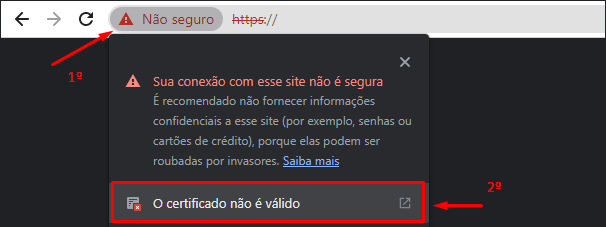 Sua conexão não é particular': como resolver erro no Google Chrome