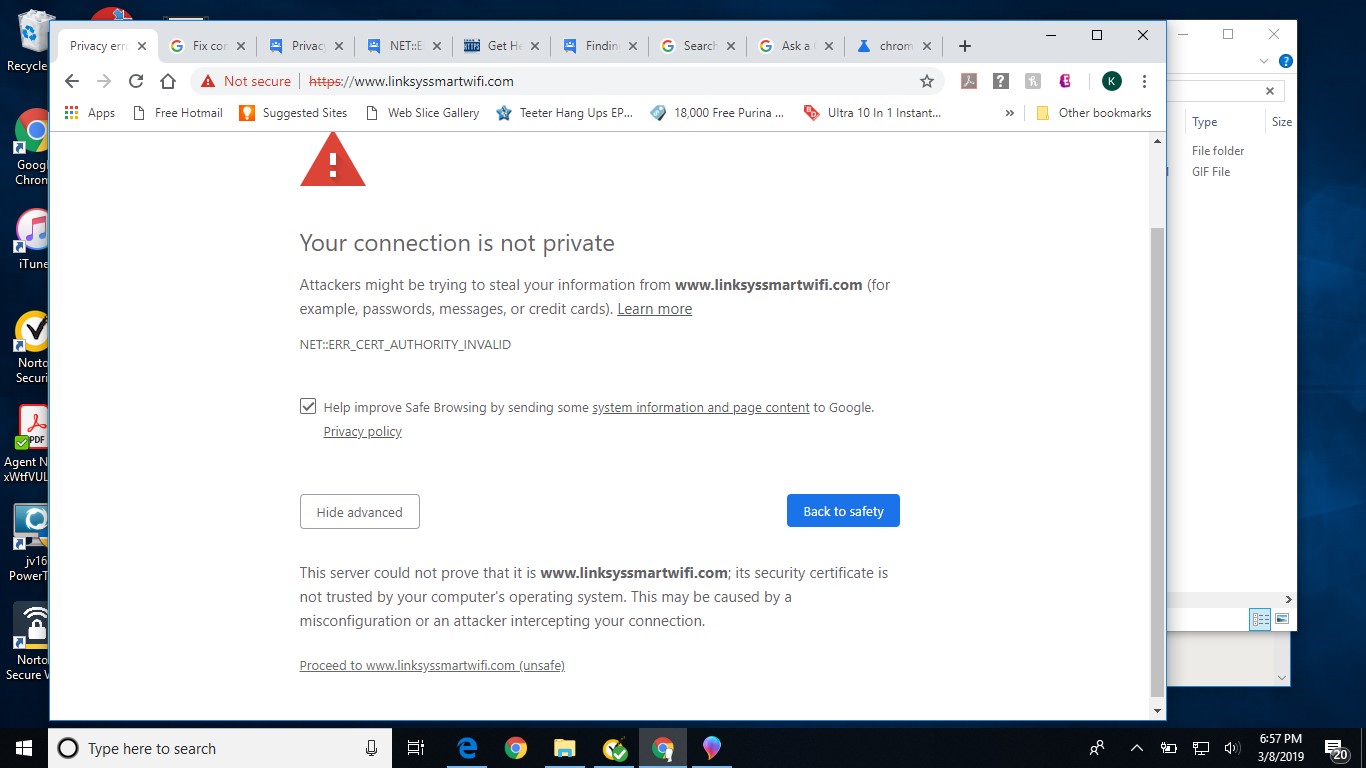 Net Err Cert Authority Invalid How Do I Fix This Issue Google Chrome Community - how to fix roblox http error searching for solution in