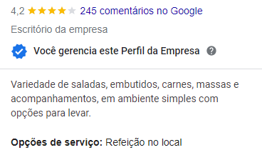 A descrição do meu perfil não é possível modificar. - Comunidade Perfil  da empresa no Google