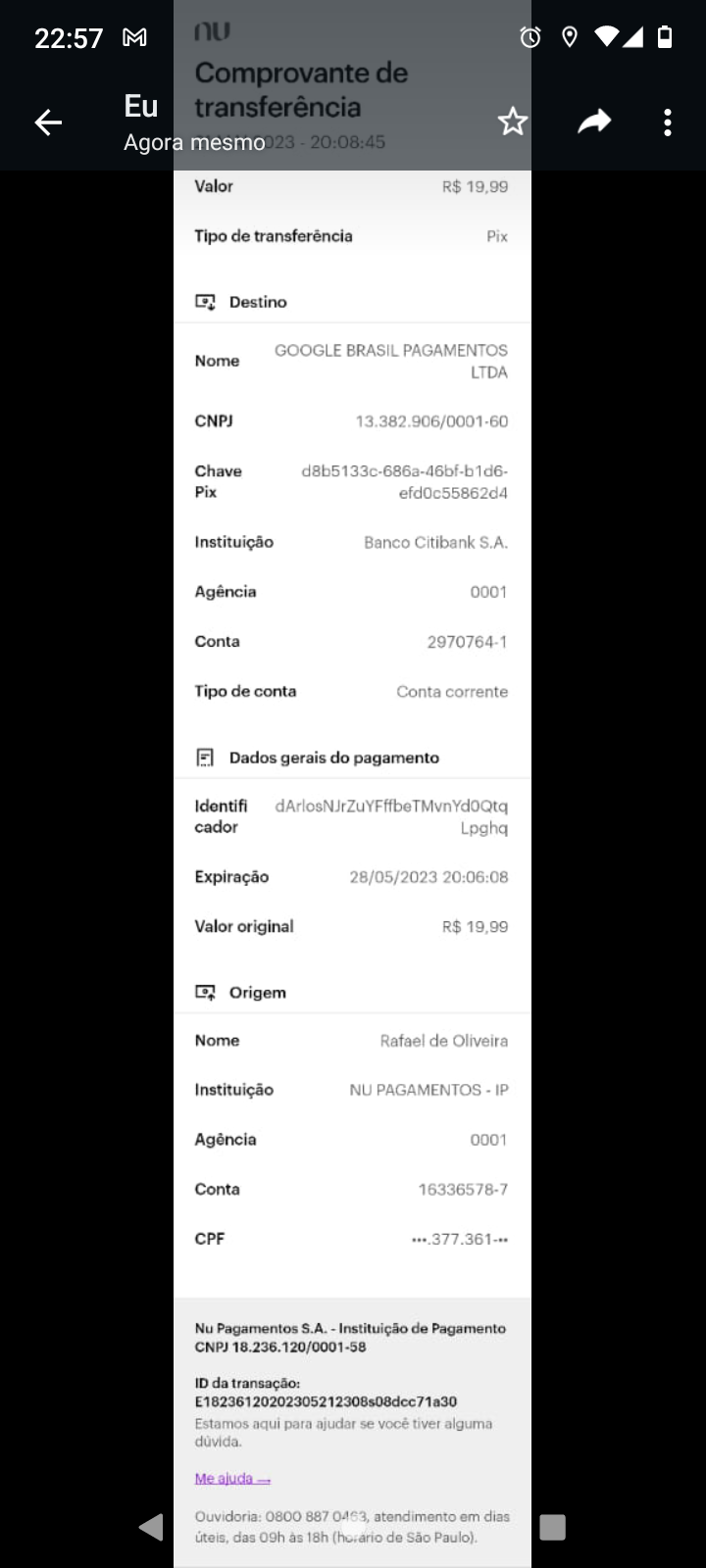 fiz um reembolso e o dinheiro não voltou p minha conta - Comunidade Google  Play