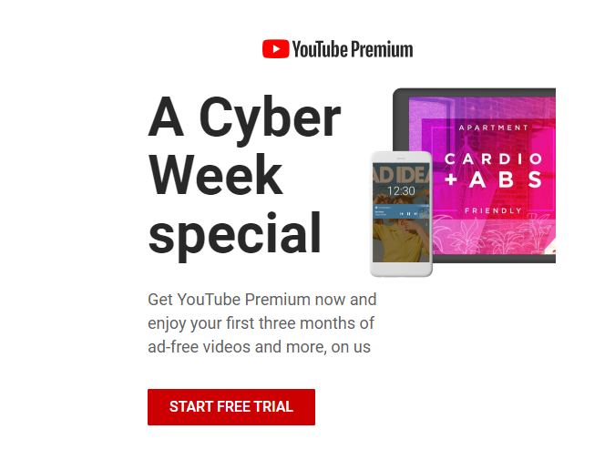 Video Cyber Monday Deal: 75% Off Your First TWO Months On Premium  Channels! - Hello Subscription