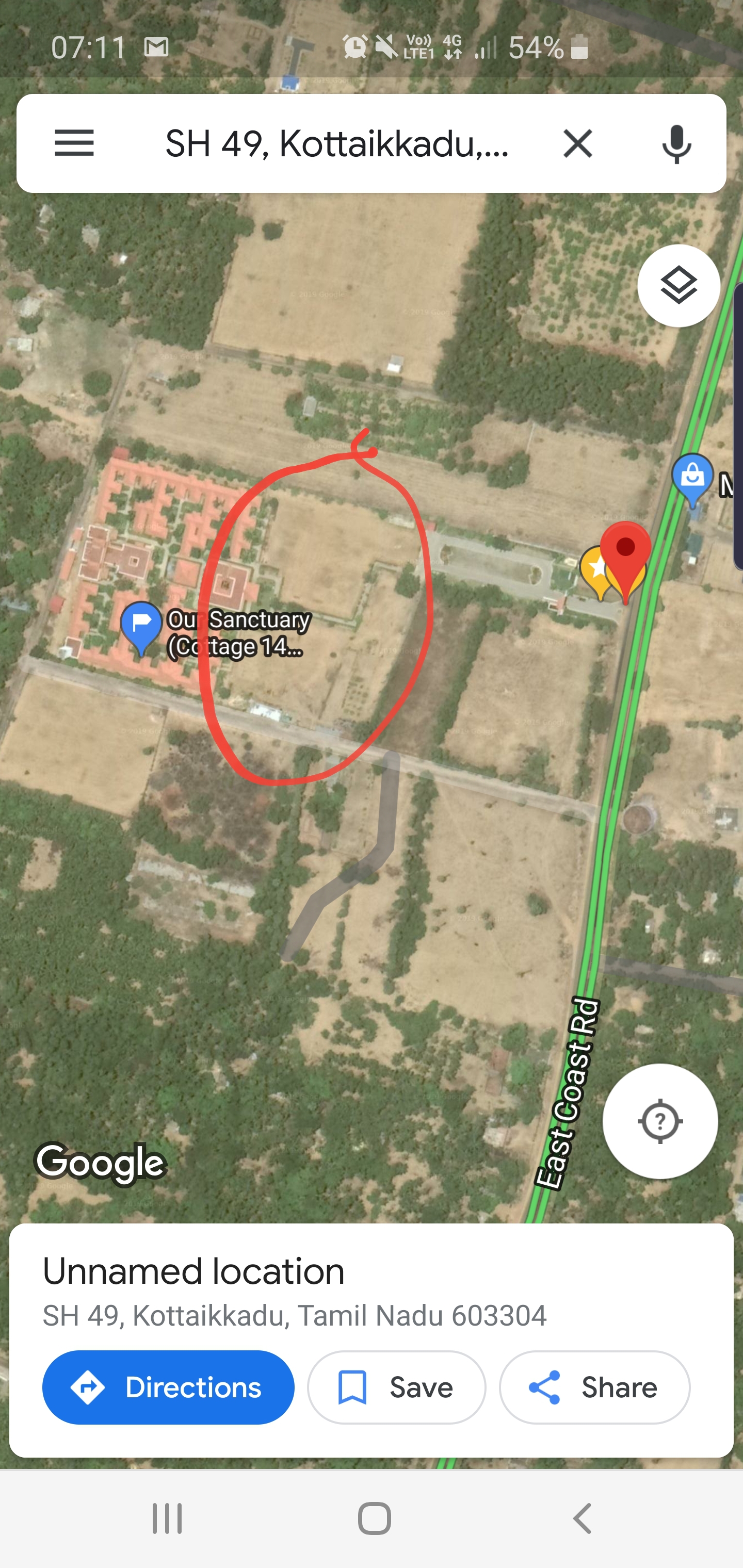 google maps satellite mode