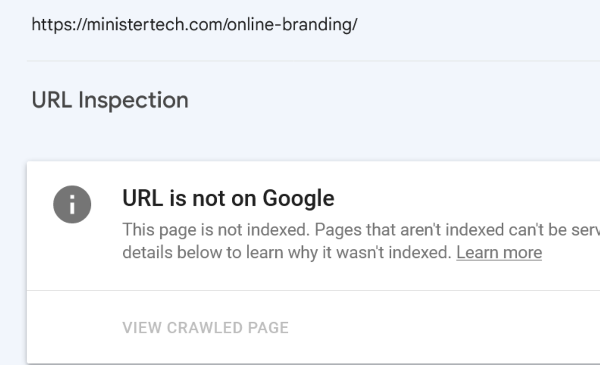 Why Google does not index my website?