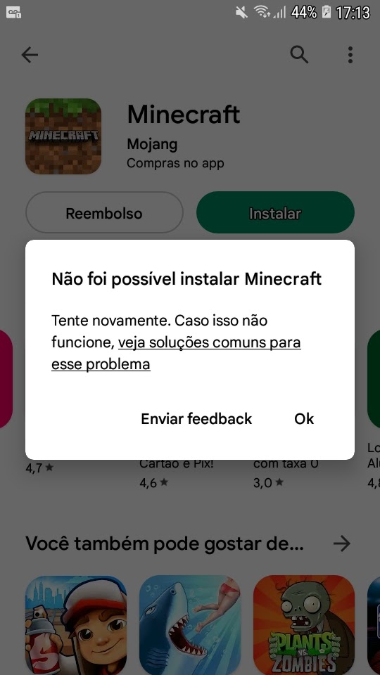 Como instalo o minecraft? - Comunidade Google Play