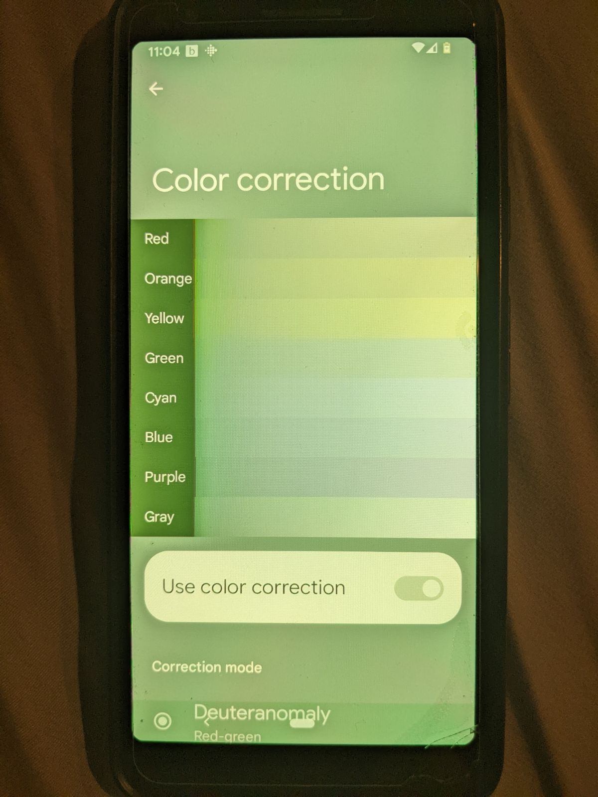 How to change inverted colors for Samsung Galaxy Android Phone ( android 12  or 13 ) 