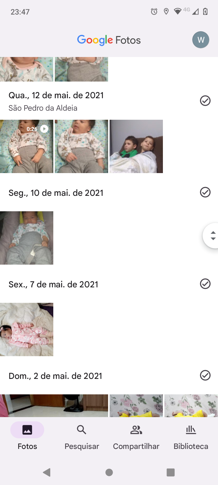 Minhas fts que não fiz backup mas ficou no Google fts pode ser