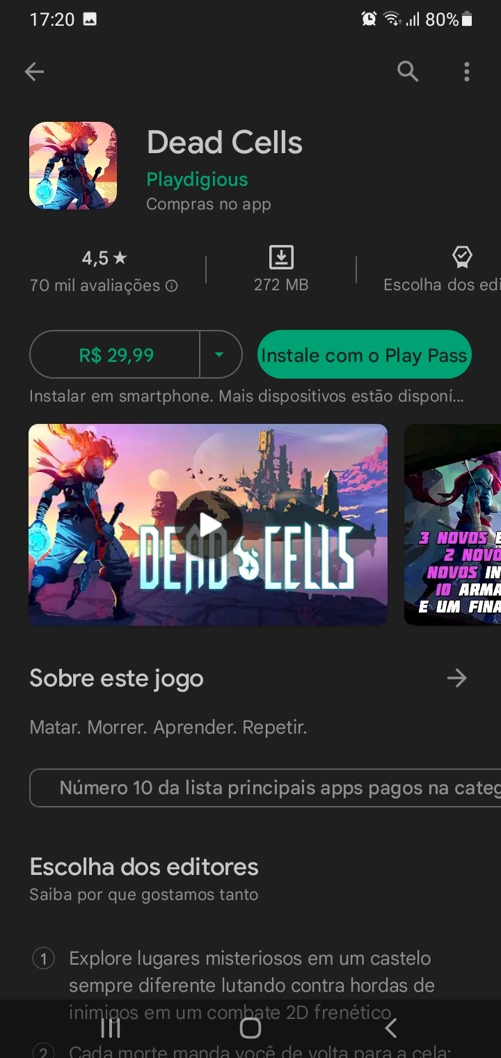 O  fica pedindo atualização mas quando abro o google play