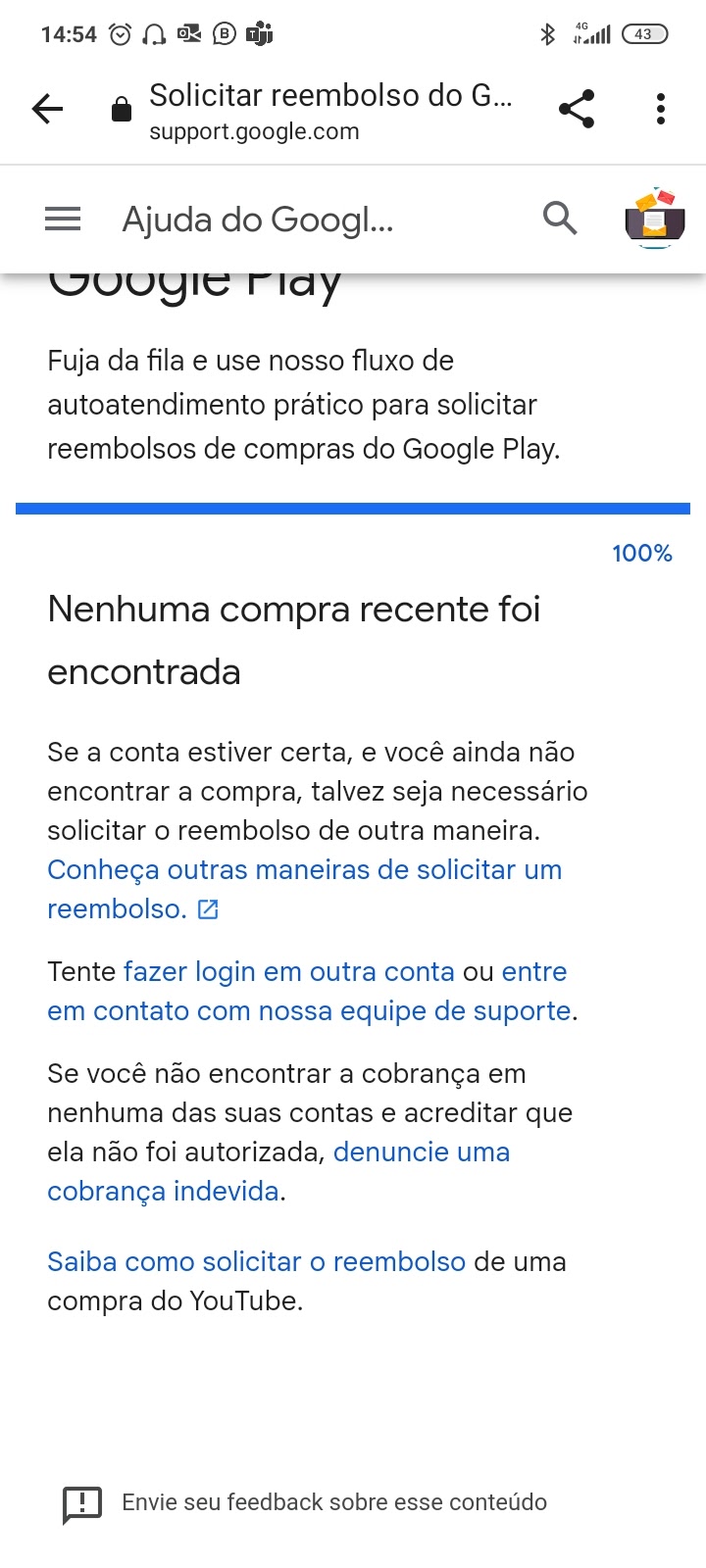 Posso cancelar um reembolso por engano? - Comunidade Google Play