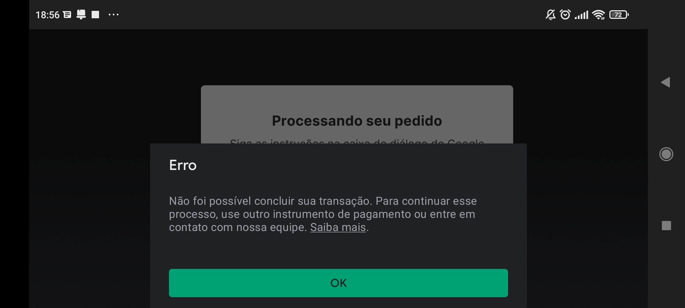 Não consigo achar uma assinatura de um aplicativo comprei do Google Play -  Comunidade Google Play