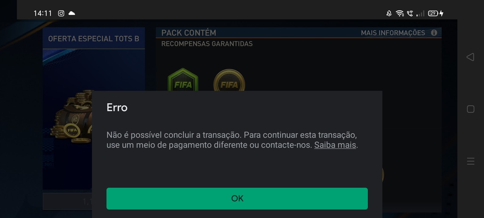 Não estou conseguindo fazer compras no jogo - Comunidade Google Play