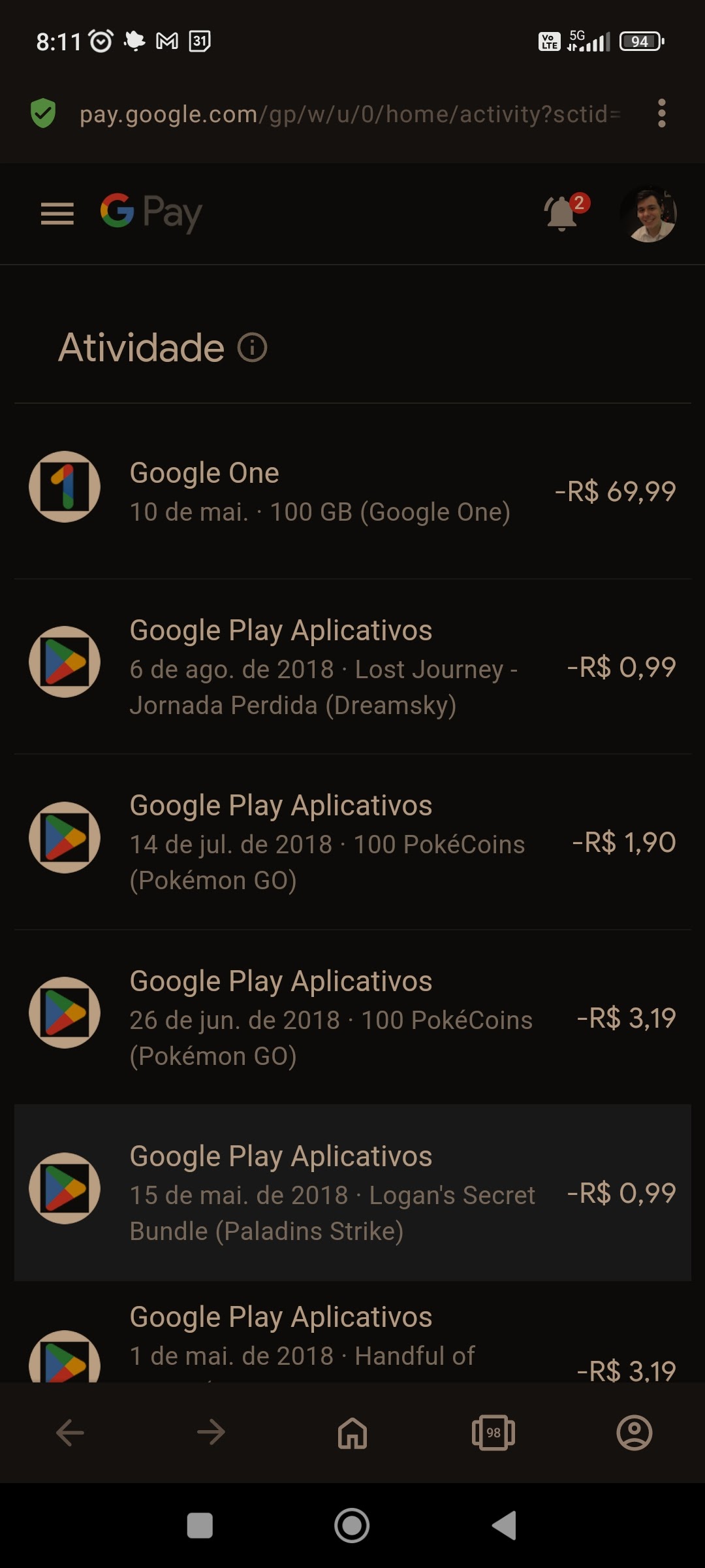 Fiz compra sem querer tô tentando cancelar não consigo - Comunidade Google  Play