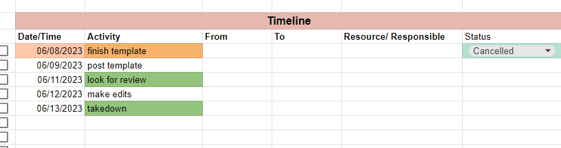 How to cross out a cell in Excel