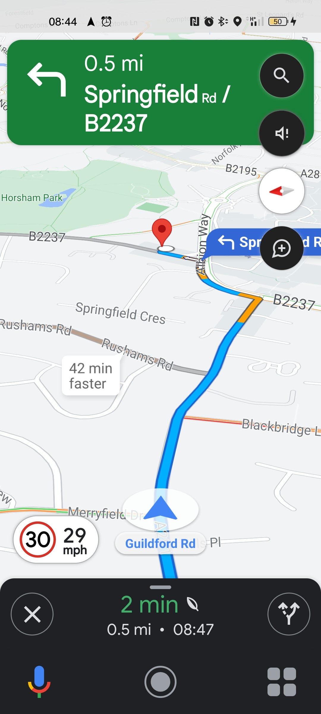 I'm sick of this happening all the time. Anyone knows how to fix this  issue? (The GPS should show I'm on the big road in the screen, but its been  so inaccurate) 