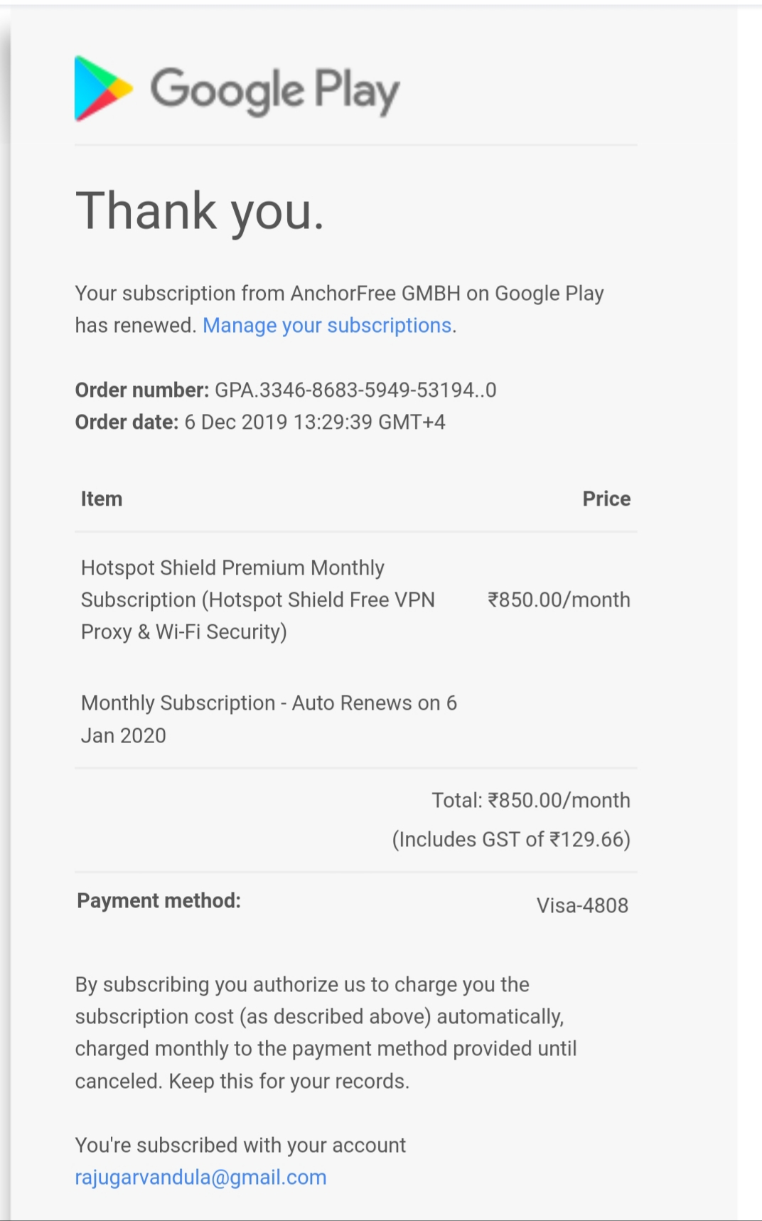 Refund Request for my subscription apps - Google Play Community