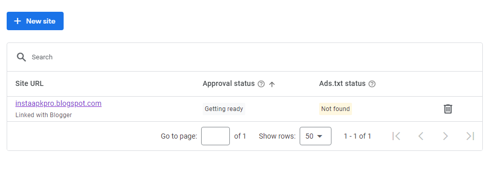 ads.txt status not found