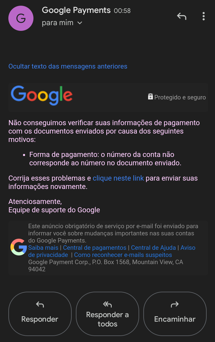 Fiz um pagamento pra minha assinatura mais não está constando. - Comunidade  Google Play