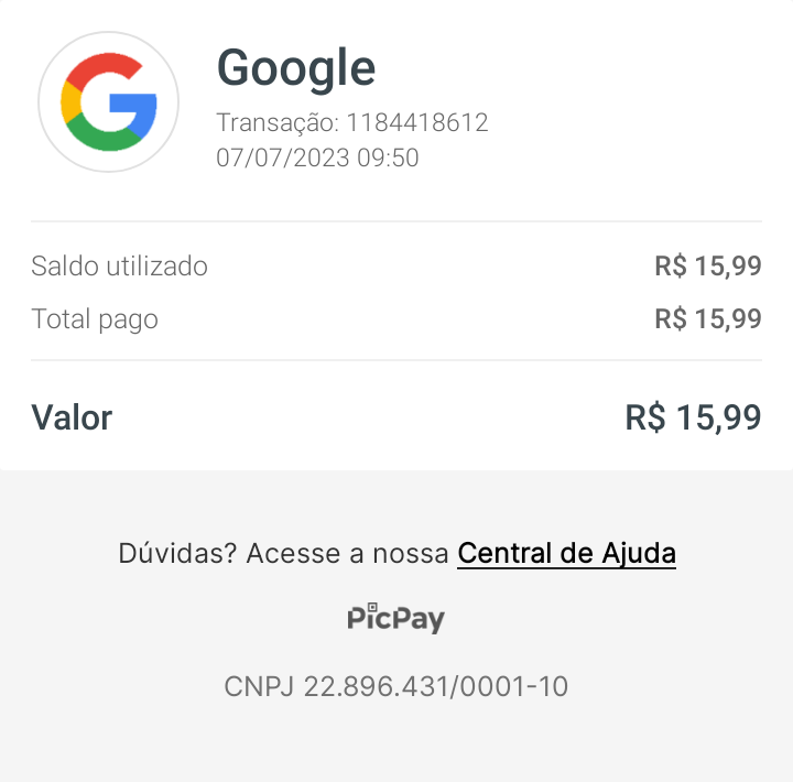 Preço de assinatura - Comunidade Google Play