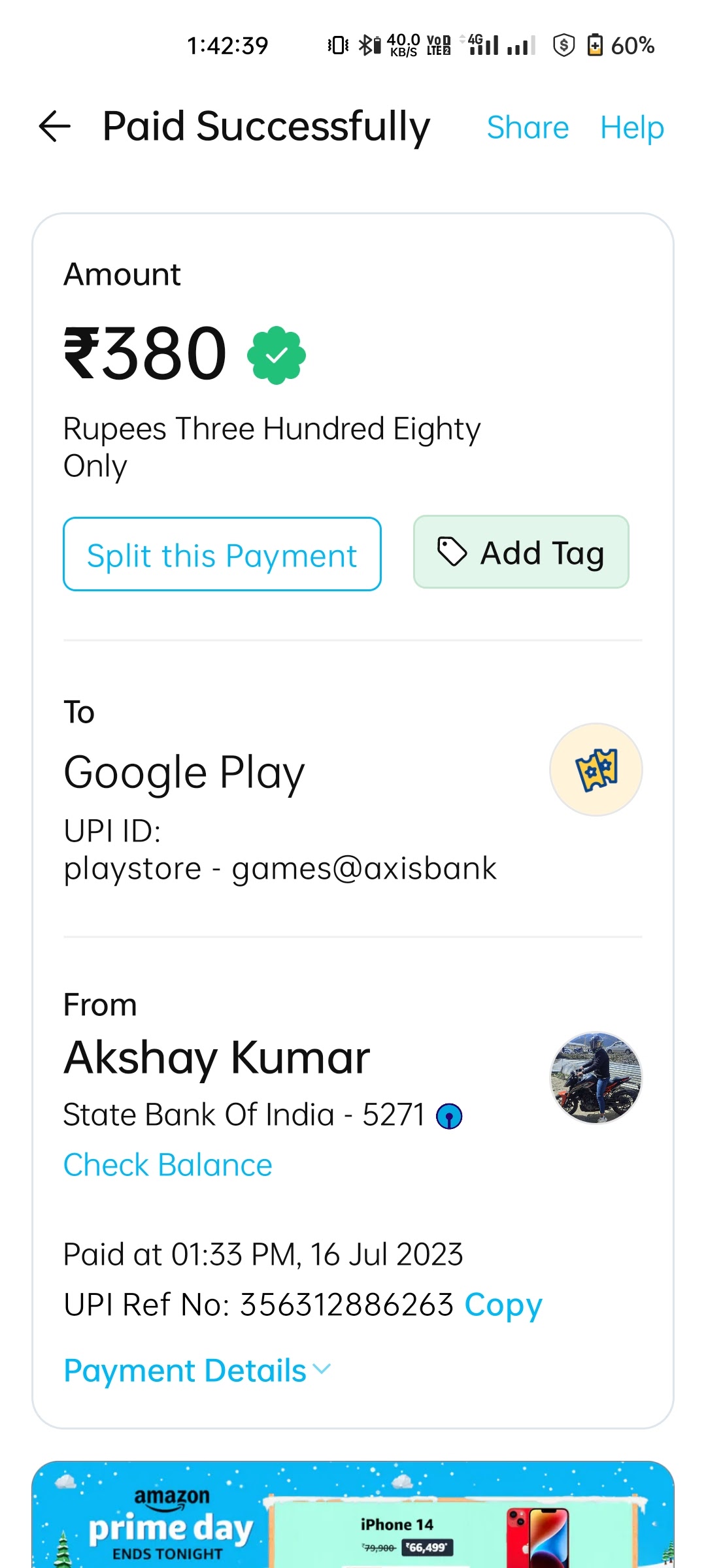 Non-refundable payment - Google Play Community