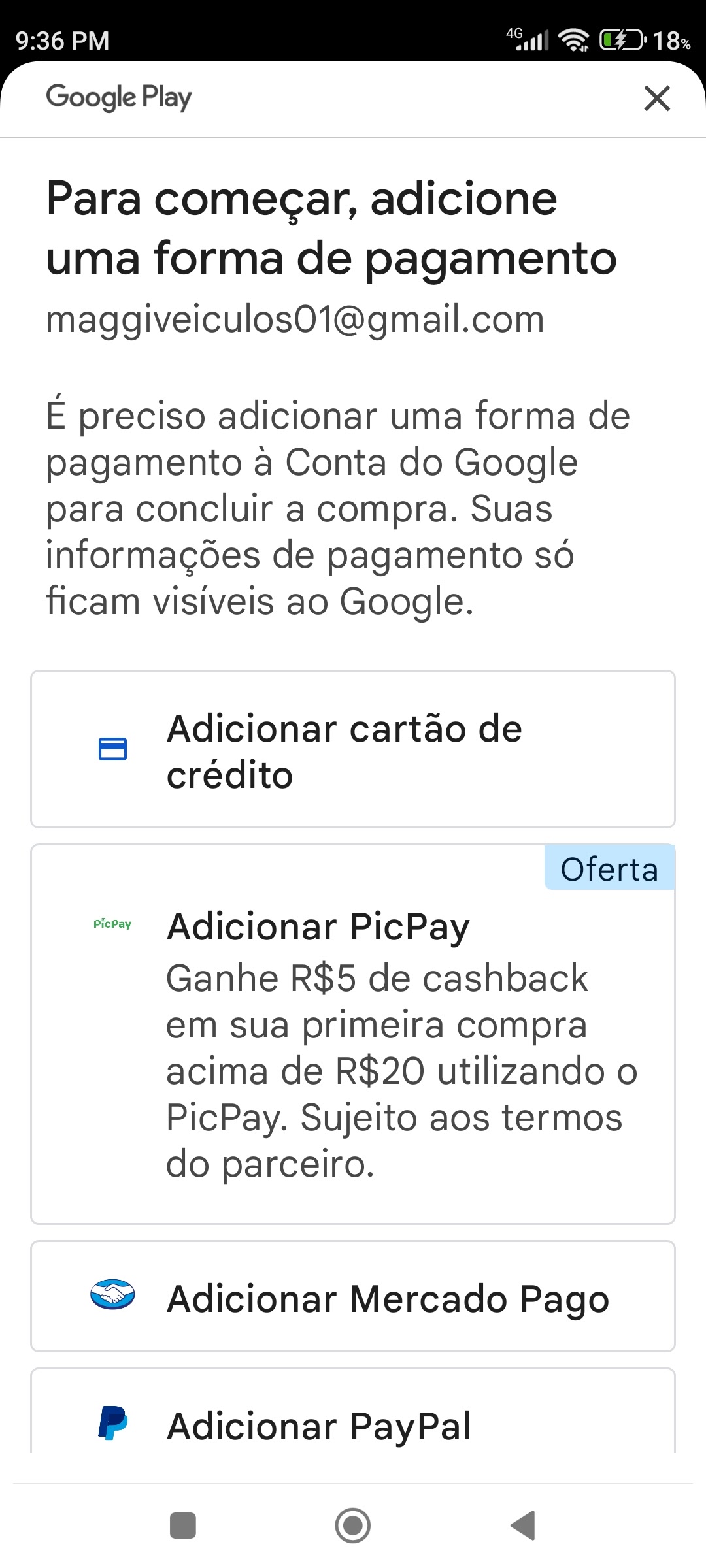 Compra de diamante - Comunidade Google Play