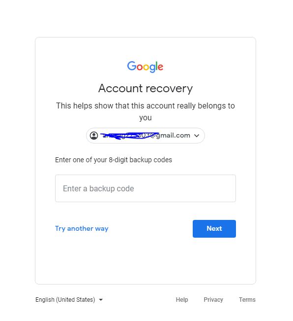 How To Get Back Into Your Google Account Without Password - code to reset your password on roblox 8 digit code