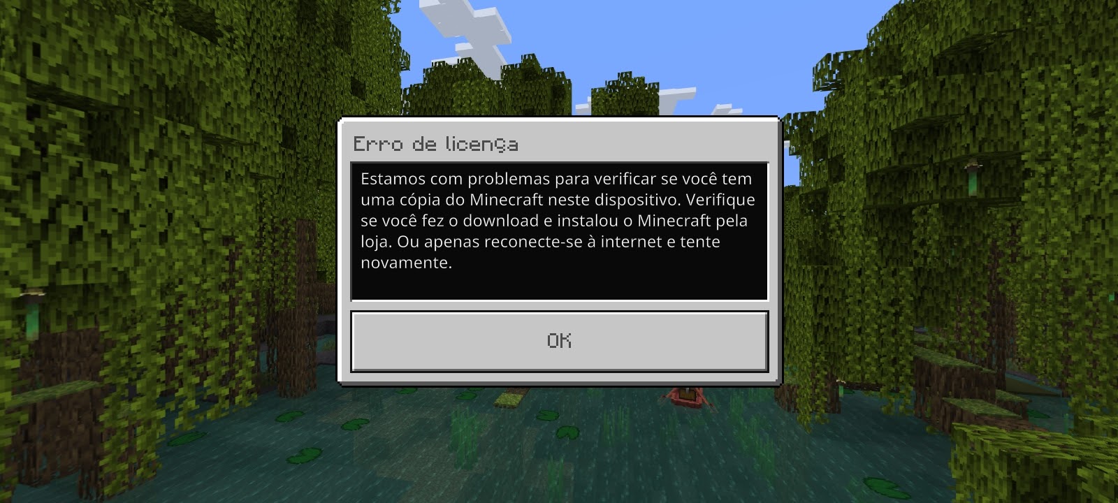 Apenas com o Minecraft que acontece isso - Comunidade Google Play