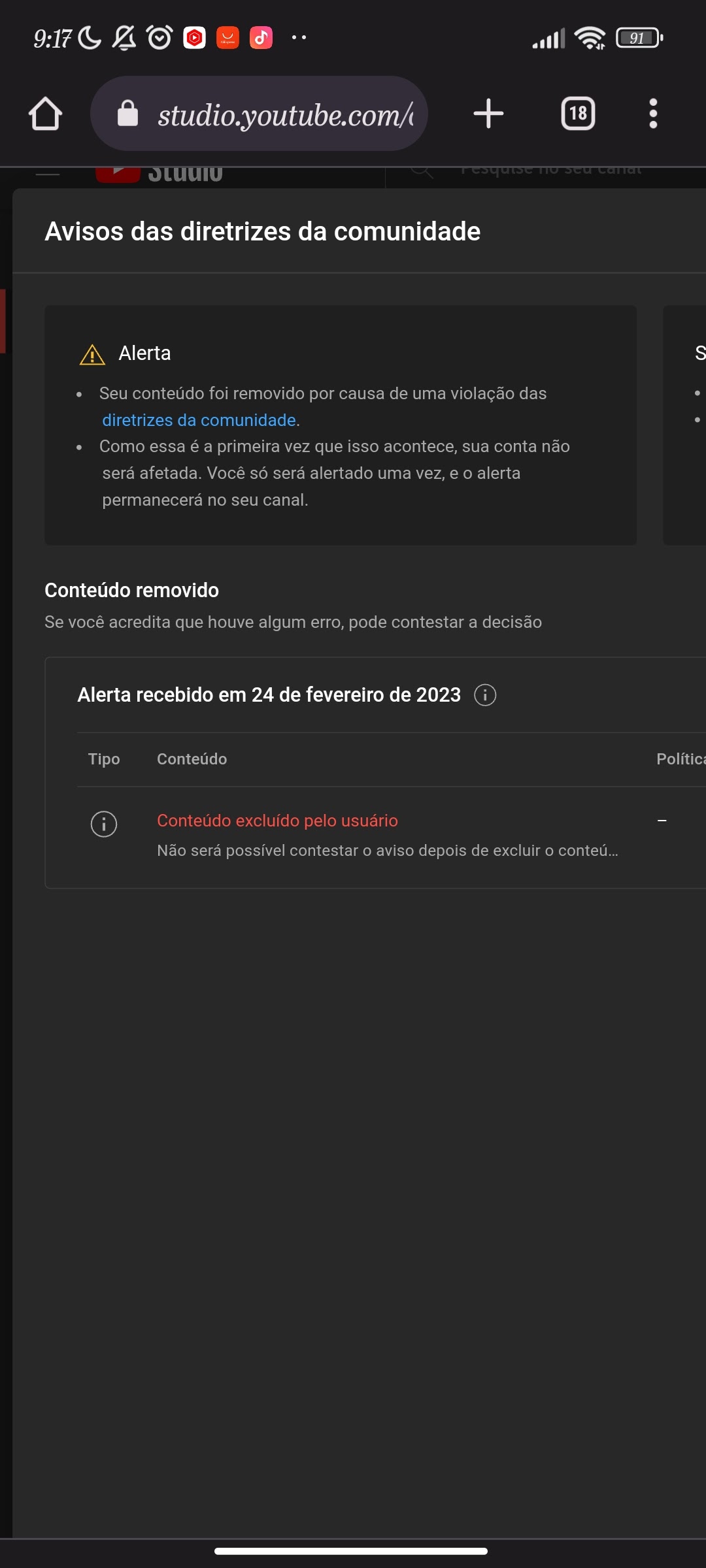 Meu canal já alcançou 100 Mil inscritos mas não consigo colocar verificado  - Comunidade