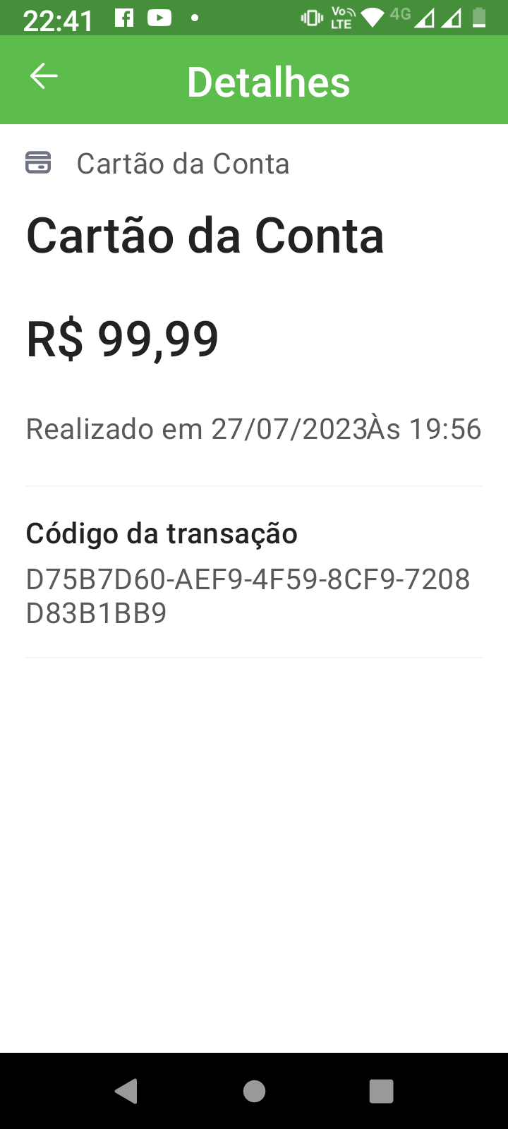 A compra foi cancelada e o crédito foi descontado no cartão - Comunidade Google  Play