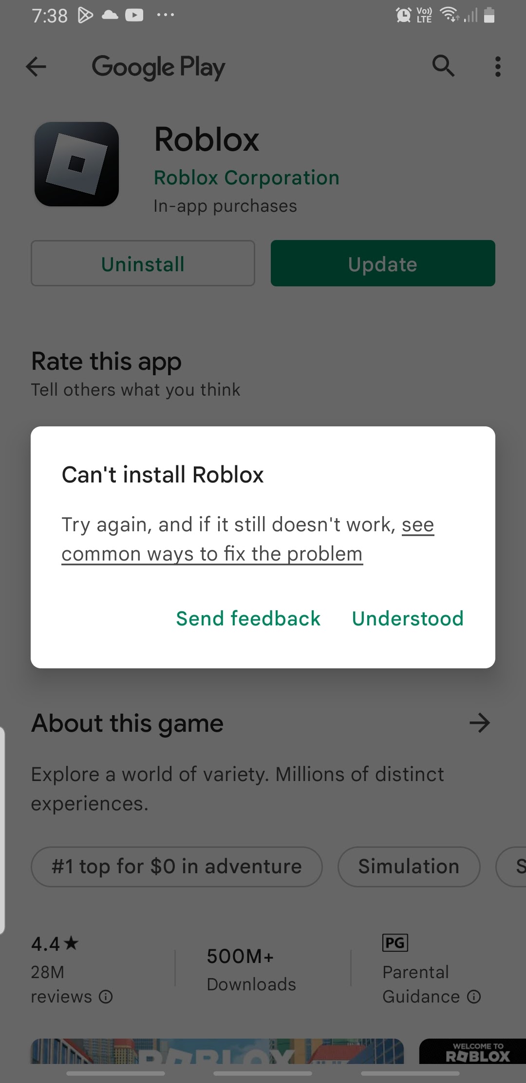 Upgrade - Roblox