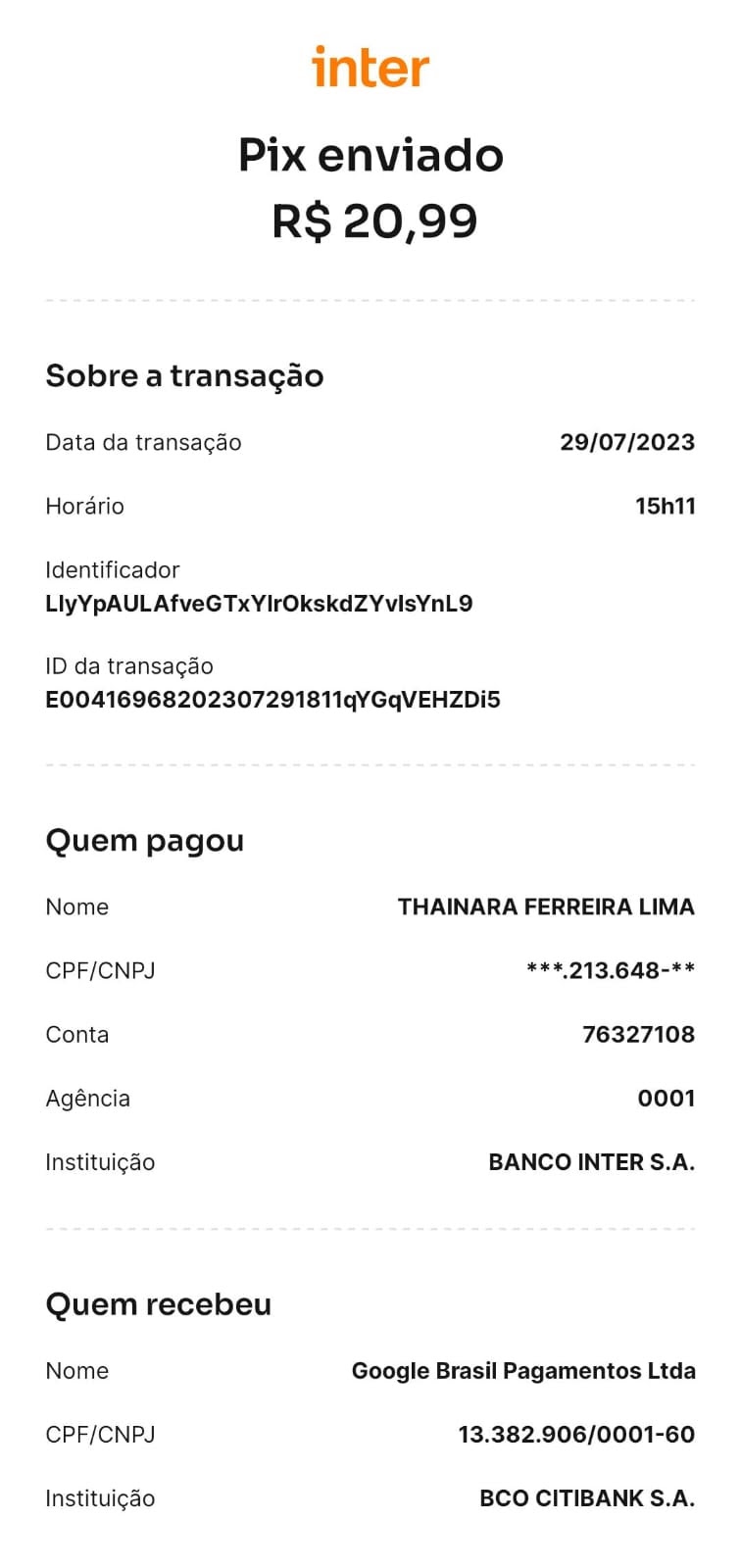 O reembolso da Google Play não caiu depois de ser aprovado! - Comunidade  Google Play