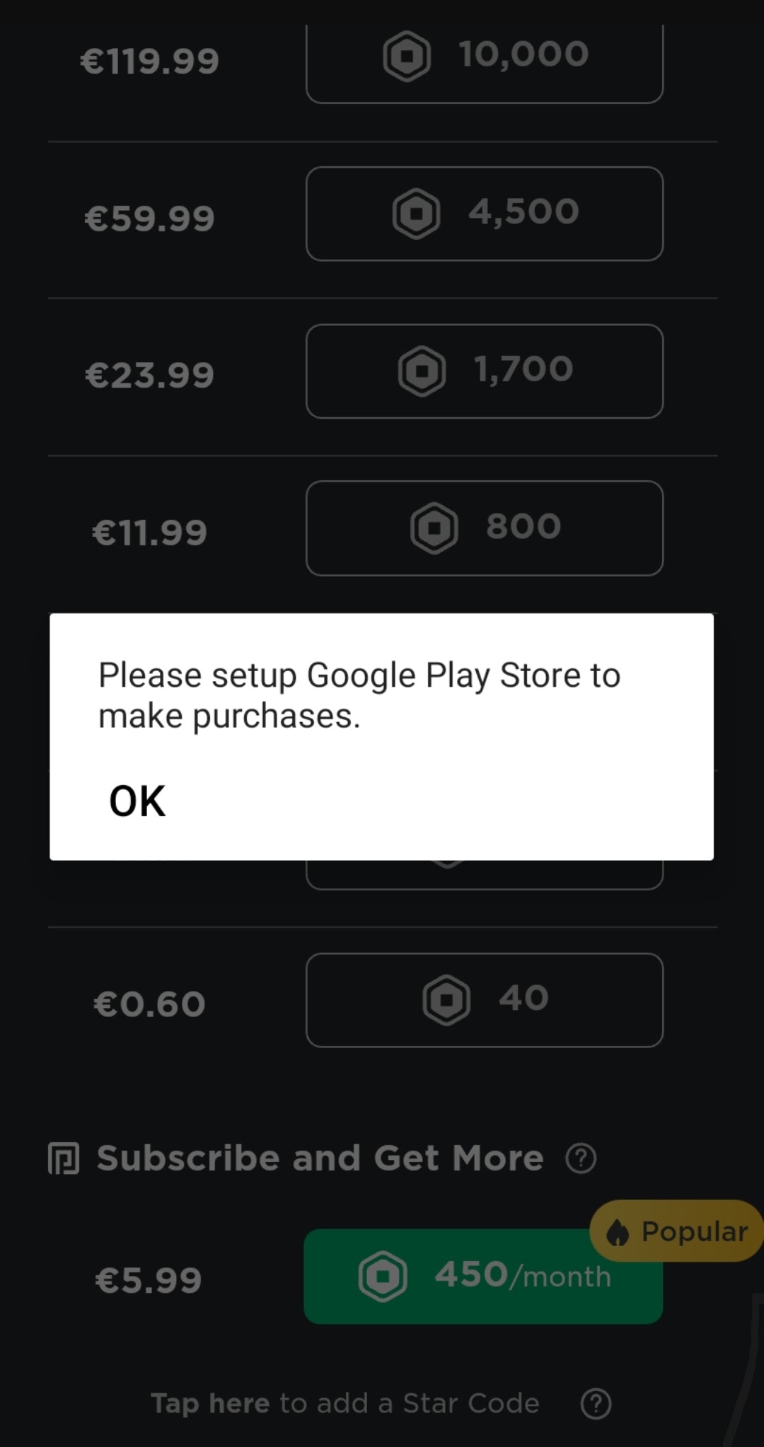 Como comprar robux com GIFT CARD da Google Play (e como resolver o