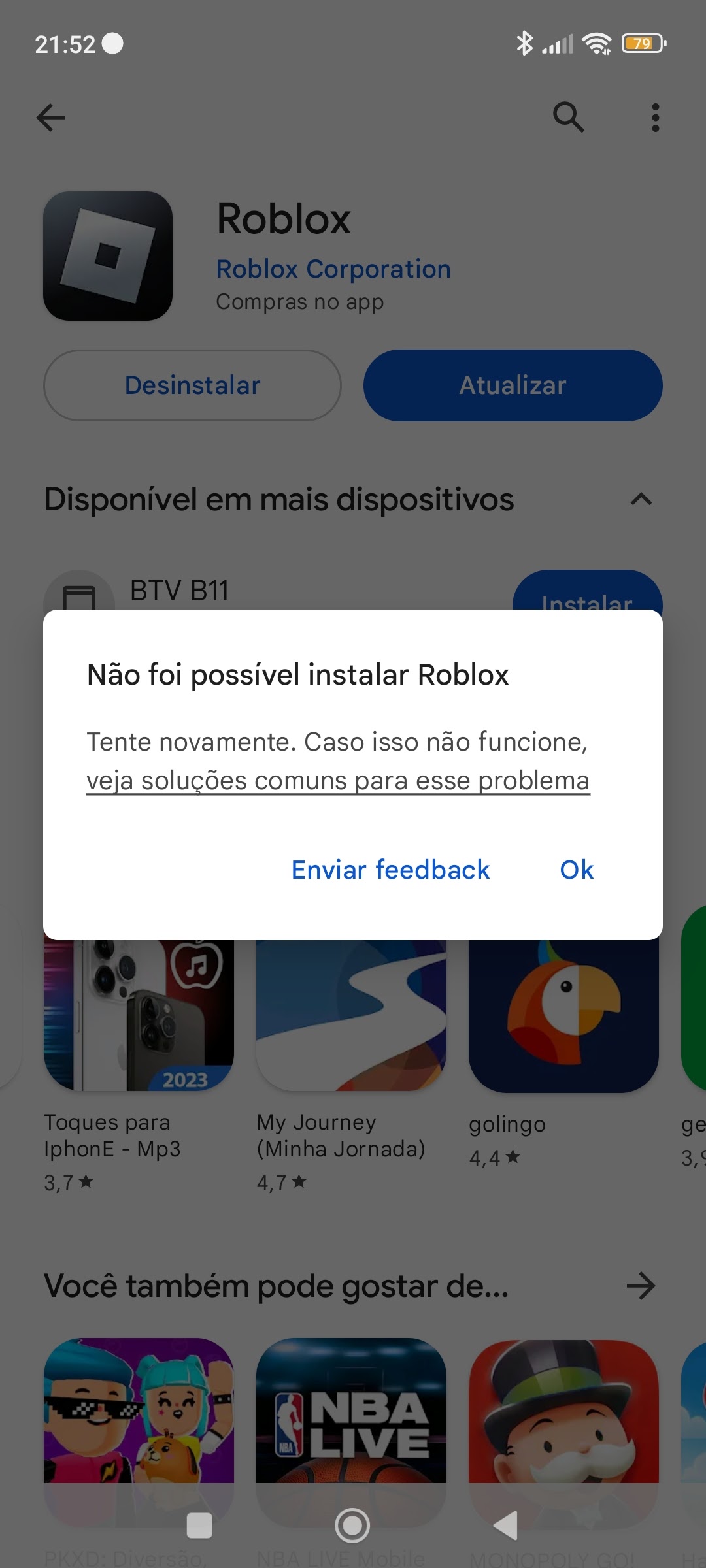 Como resolver ERRO ROBLOX NÃO ABRE!!! (2023) 