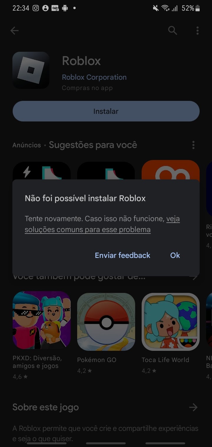 Minha conta do app Roblox foi hackeada e o Suporte não me responde -  Comunidade Google Play