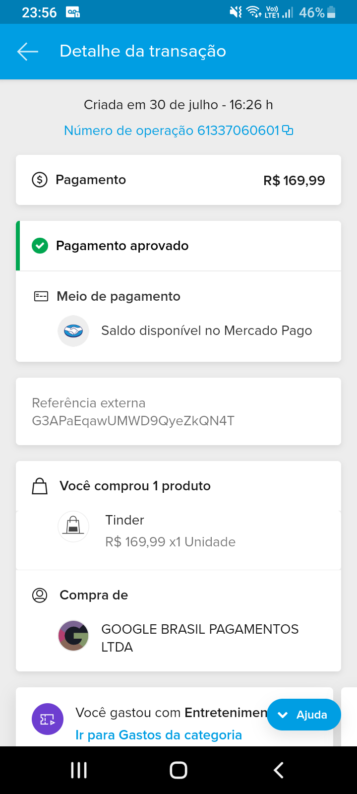 Compra cancelada e não recebi o reembolso - Comunidade Google Play