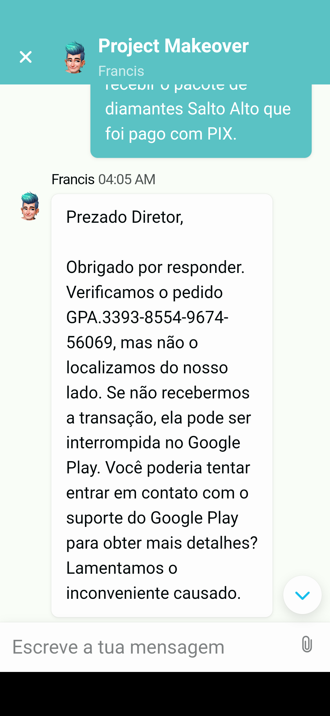 Compra de diamante - Comunidade Google Play