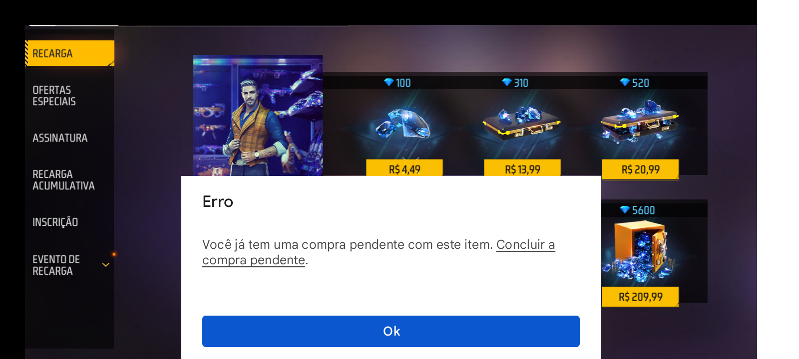 Compra de diamante - Comunidade Google Play