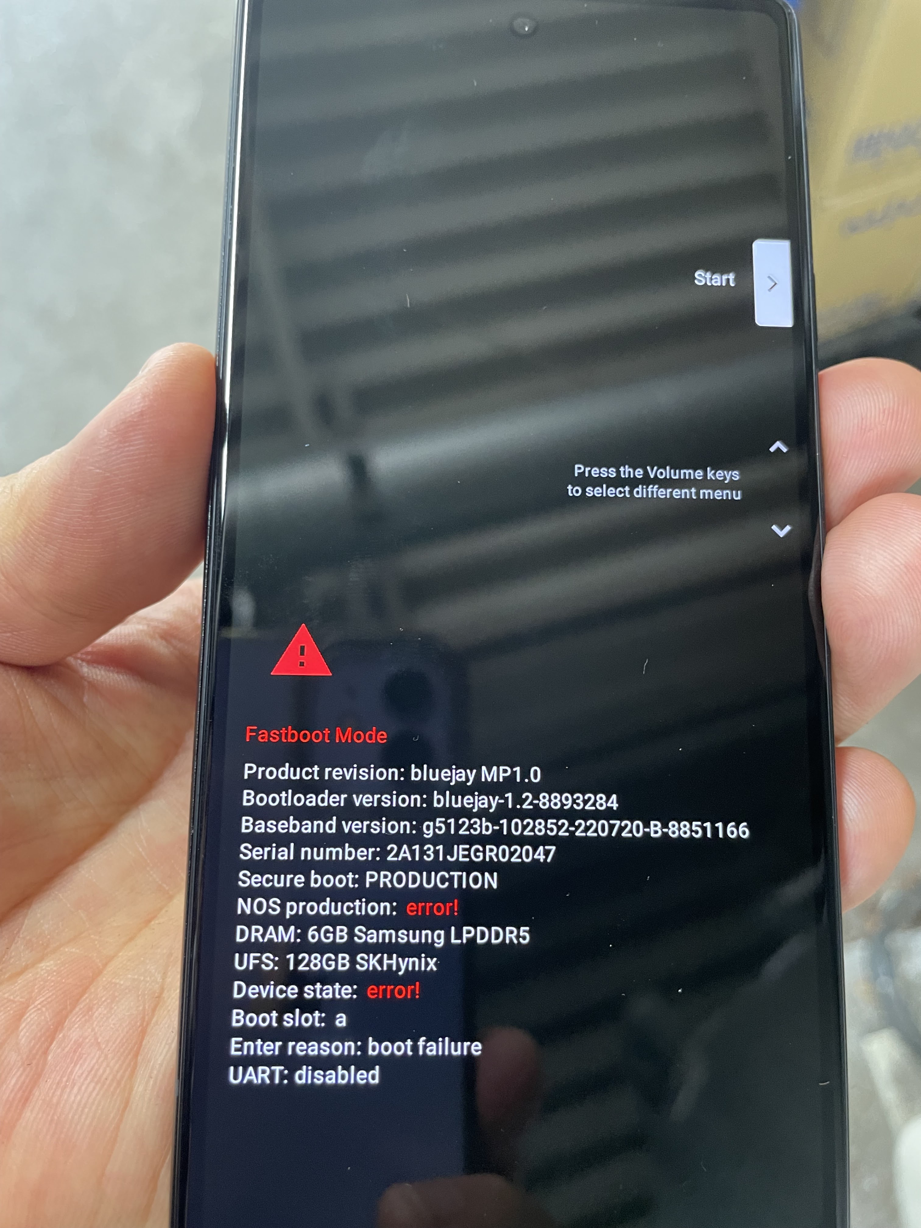 Google Pixel 6a 本体/ジャンク/起動不可/fastbootループ Google Pixel 6a 本体/ジャンク/起動不可/fastbootループ - メルカリ