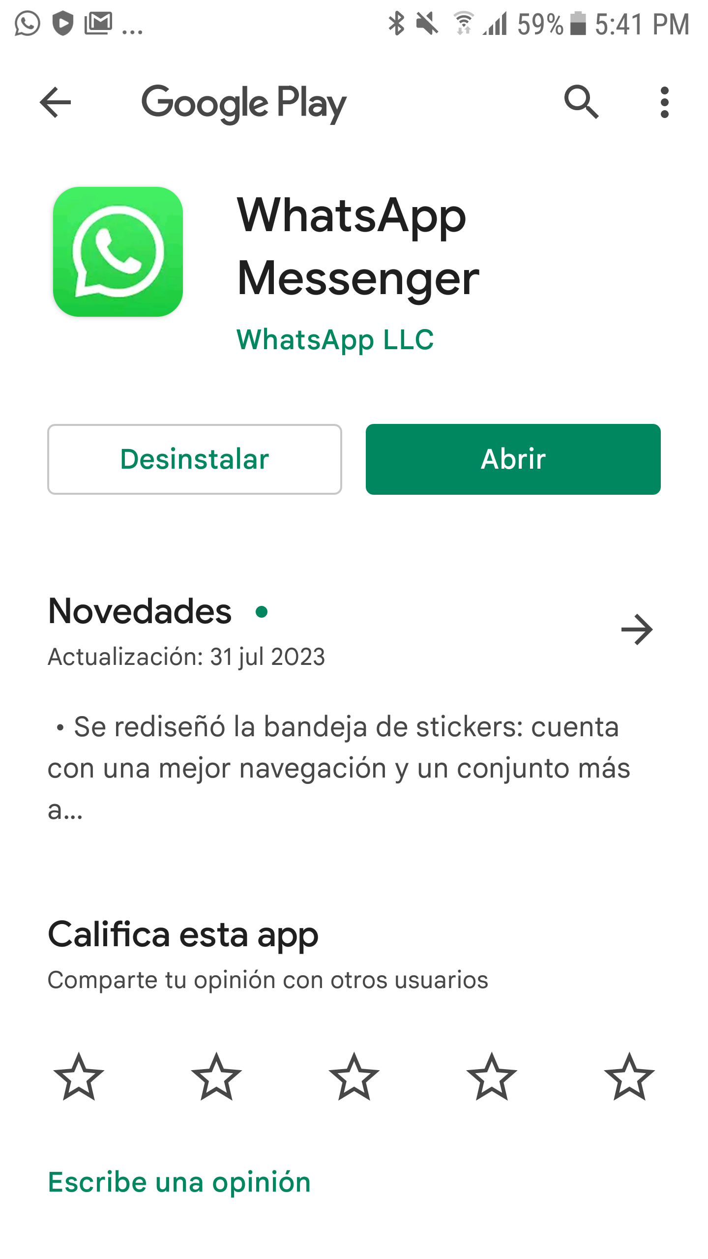 Hola cuando abro whatsap me sale bloequeado que descargue de la tienda  oficial lo hago pero nada - Comunidad de Google Play