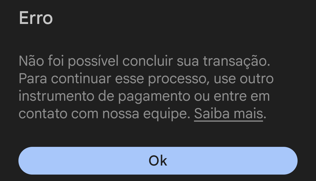 Preço de assinatura - Comunidade Google Play