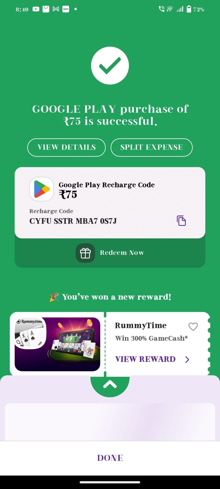 Transaction error - Google Play Community