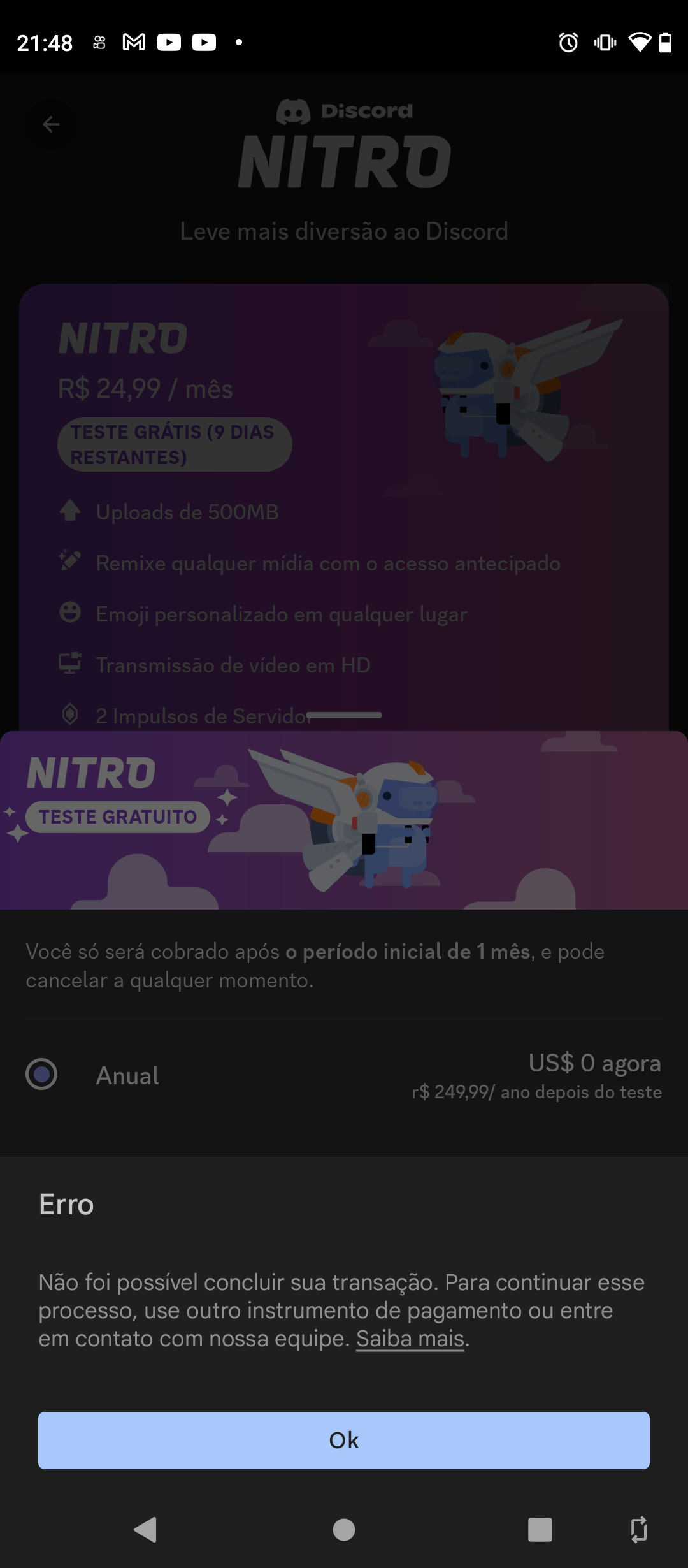 Cancelar teste grátis - Comunidade Google Play